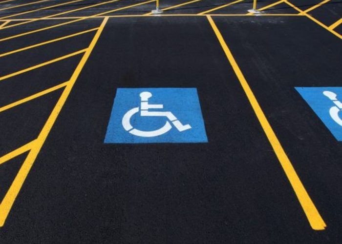 ADA compliance striping West Virginia
